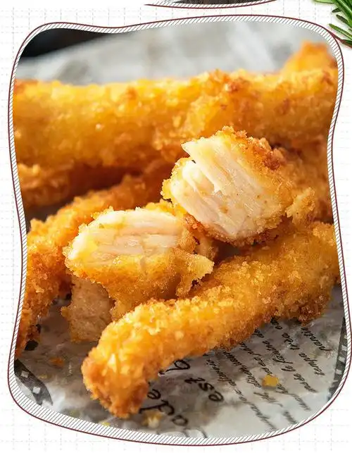 香酥鸡柳无骨雪花鸡柳袋装冷冻半成品油炸食品炸鸡鸡排批发罗菲迪新