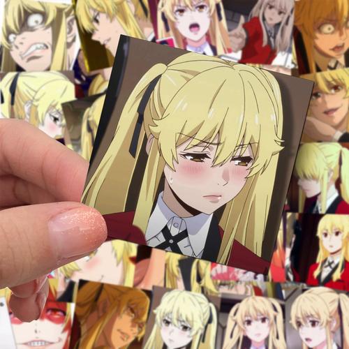 54张早乙女芽亚里贴画装饰狂赌之渊贴动漫周边贴手机壳笔记本贴纸