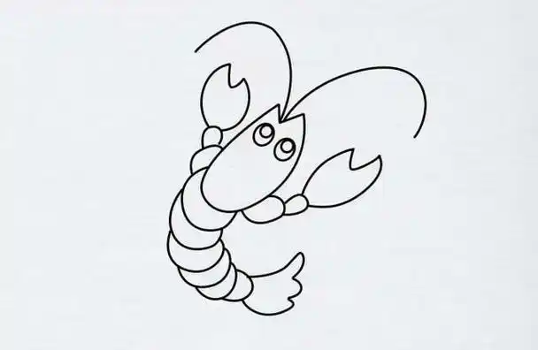 小龙虾的画法步骤图