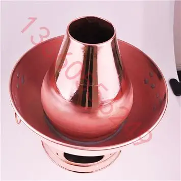 小郡肝串串香锅辣庄老火锅招财进宝双耳包边不串汤漏汤锅具