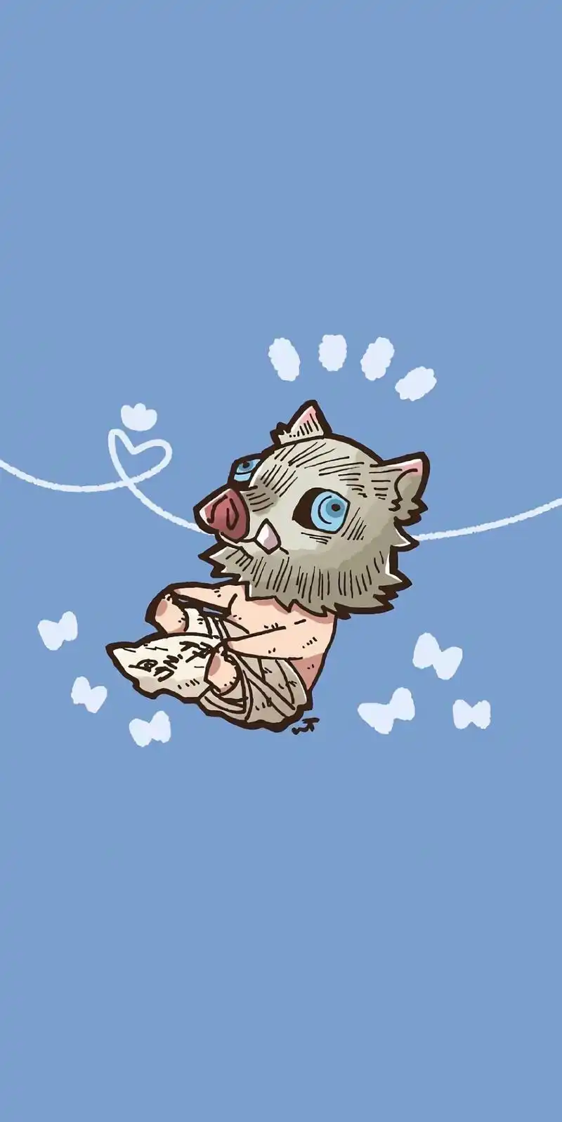 鬼灭之刃:全员壁纸,聊天背景腻了该换啦,迷你版祢豆子好卡哇伊