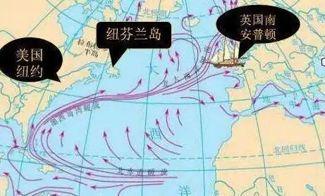 部分水体被非洲大陆阻挡形成了向北流动的本格拉寒流,行进到几内亚湾
