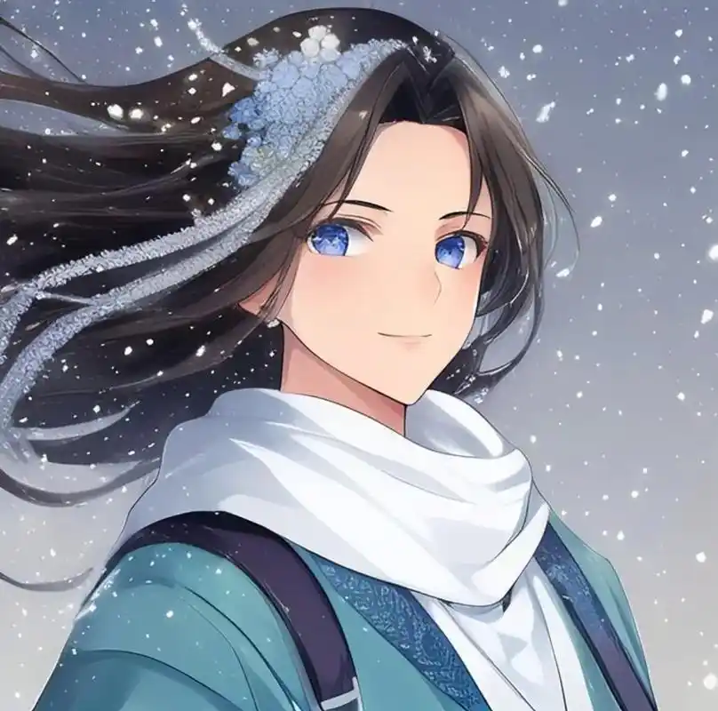 美影集好看的雪中动漫美女头像表情手机壁纸