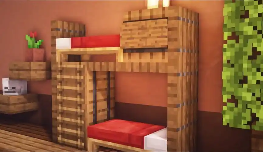 我的世界:女玩家是如何装饰床的,看到这八种设计,我舍不得走了
