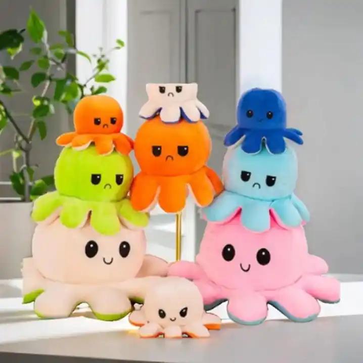 以前觉得双面翻转变脸小章鱼很傻,现在明白了,原来有钱人的家里 - 抖