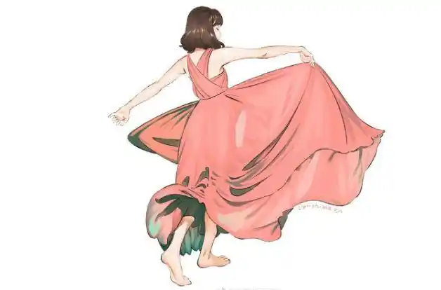 飞扬飘逸裙摆画法教程! - 知乎