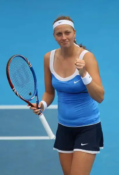 图文-[澳网]科维托娃晋级次轮 科维托娃握拳庆祝_网球频道_新浪竞技风