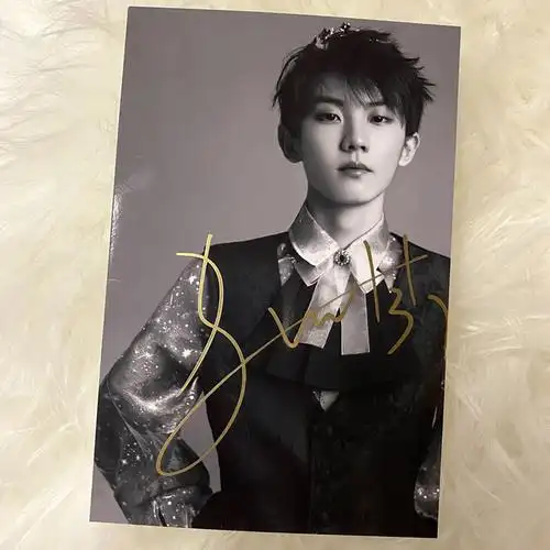 马嘉祺笔签名照片时尚周边非印刷爱豆照亲笔签名 小马10【图片 价格