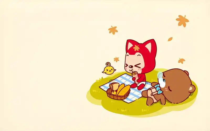 唯美清新的阿狸,高清图片,电脑桌面-壁纸族