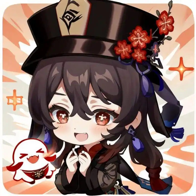 原神q版头像⑨:胡桃