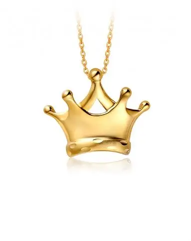 i`m the queen皇冠10k金吊坠