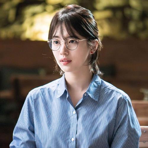 当你沉睡时裴秀智同款小红色爱心滴釉耳钉银韩国百搭少女心耳环