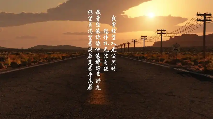 2020-06-16壁纸封面图平凡的路上有你 文字控壁纸壁纸于2020-06-16