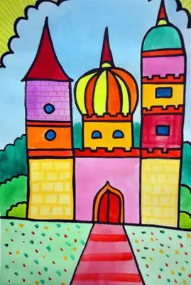 绘画我的校园简笔画集