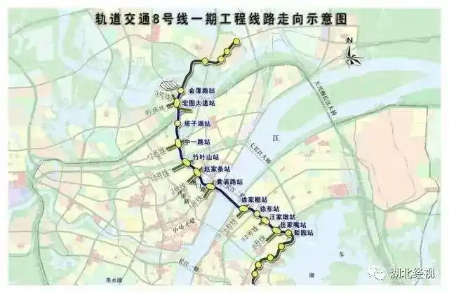 武汉地铁10号线线路图出炉