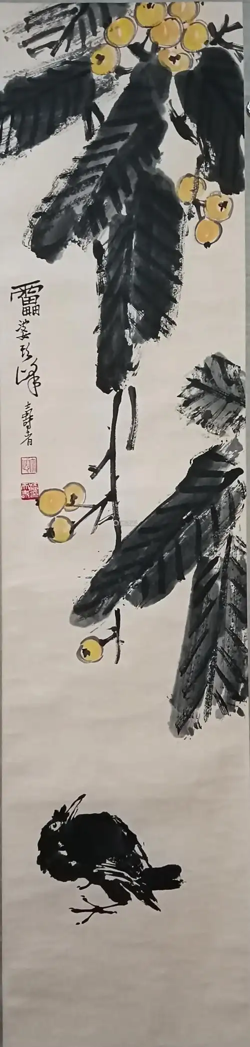 潘天寿 花鸟四条屏