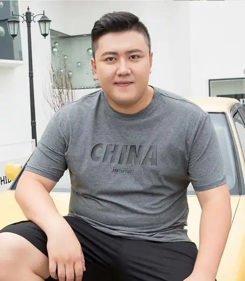 【t恤】夏季胖子短袖t恤男大码宽松休闲运动纯棉上衣加肥加