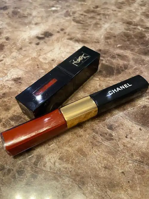 chanel双头唇釉176吃啥都不掉附416对比