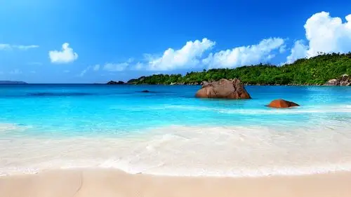 唯美清新海边美景壁纸_超美的意境海边