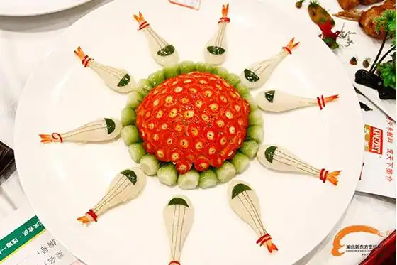 冬天里的花式创意冷拼拼出暖暖情