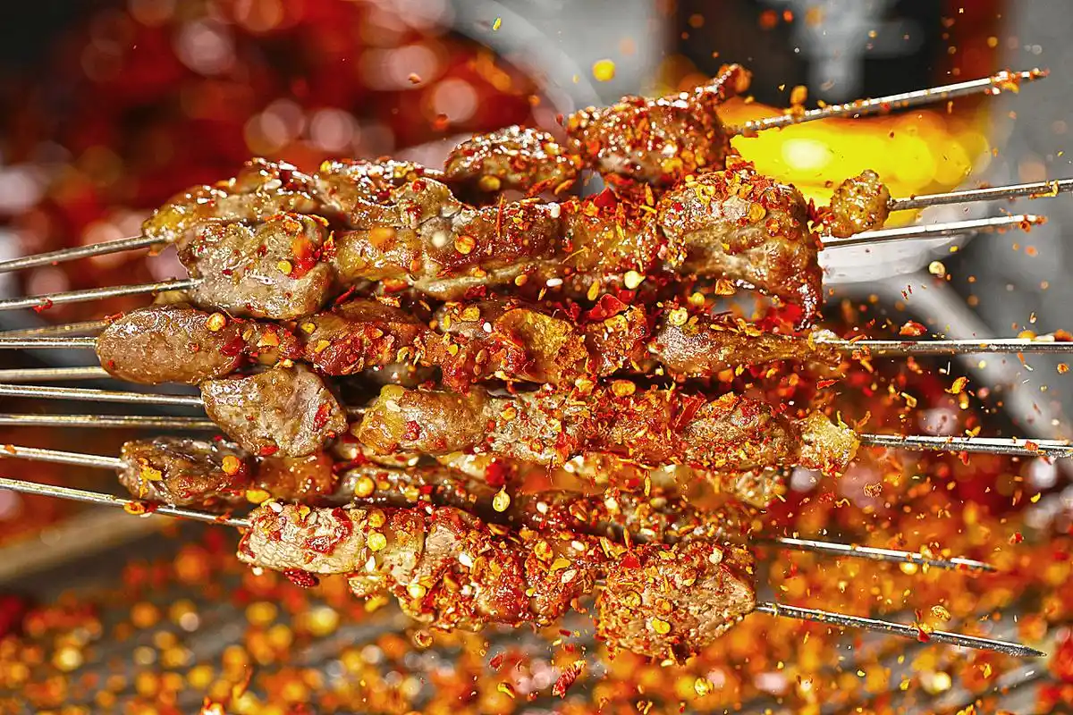 美食摄影烤串