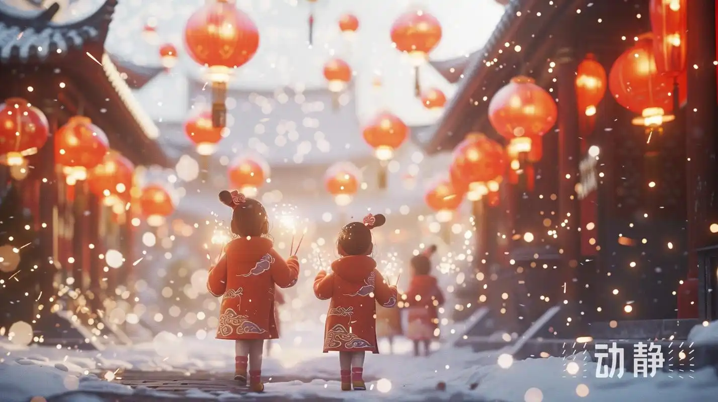 网络中国节春节丨画说放鞭炮