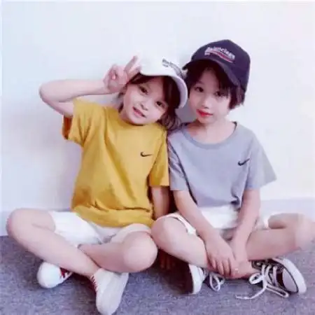 可爱小孩情侣头像 一对两张呆萌小孩-可爱头像