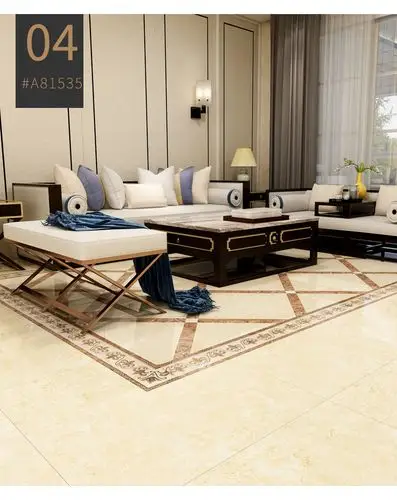 品筑波导线砖客厅地砖拼花烫金微晶波打线现代中式过道地脚线