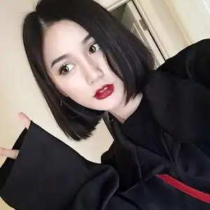 抖音网红同款假发女短发bobo头中分短卷发修脸气质圆脸齐肩中短发