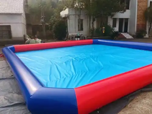 室外充气游泳池 娱乐充气游泳池 充气戏水池厂家 大型充气水池