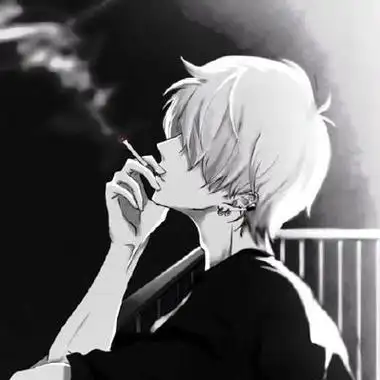 黑暗丧动漫男生头像