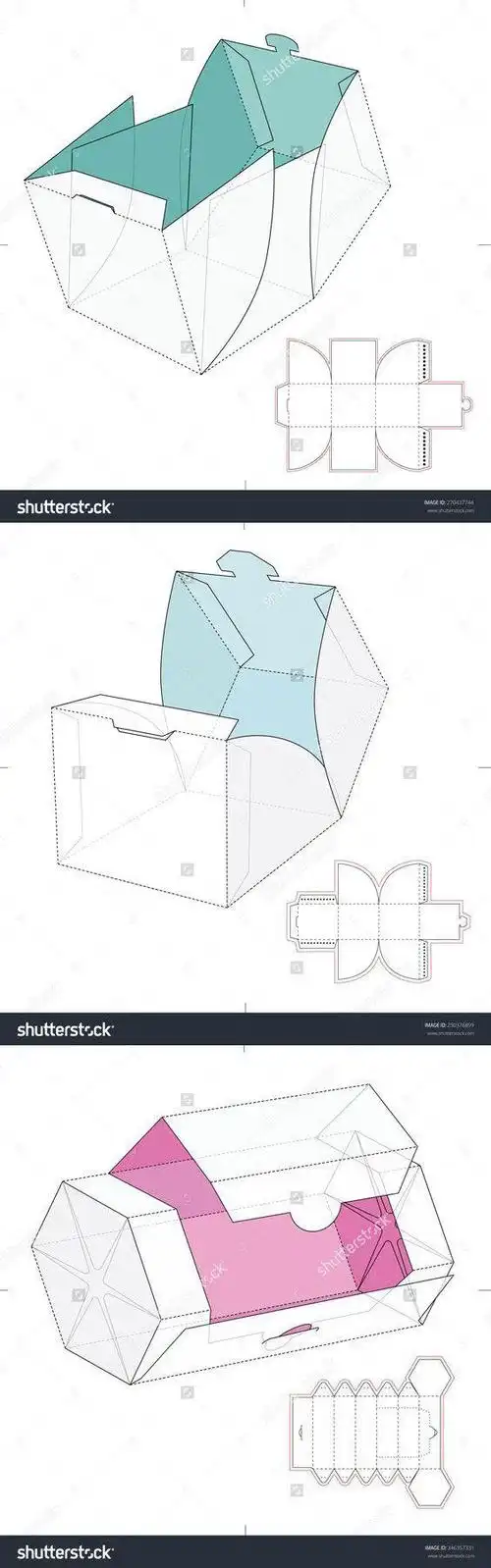 盒型包装设计展开图,干货转需!