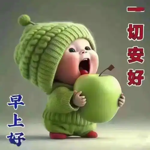 今日最新早上好表情包图片大全,新的一天,快乐吉祥