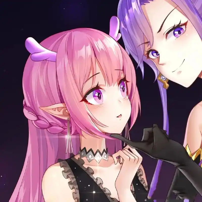 可爱闺蜜头像超仙 鼠星星和娜娜子闺蜜头像