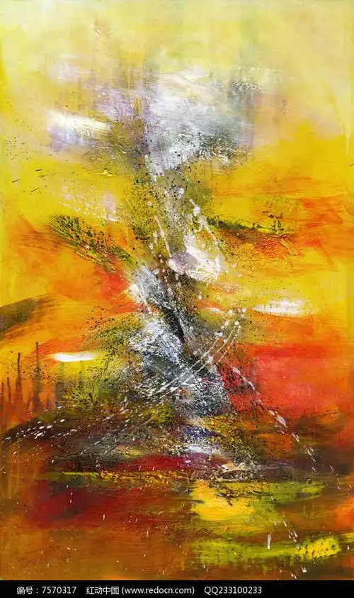 抽象画 玄关壁画 现代简约 装饰画