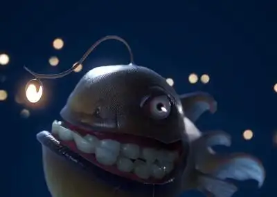 灯笼鱼 深海鱼 食人鱼 卡通灯笼鱼 卡通深海鱼 卡通食人鱼 写实灯笼鱼