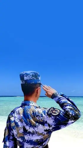 高清壁纸丨碧海蓝天,跟人民海军一起守护