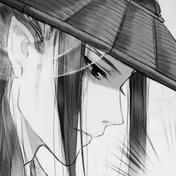 优质黑白古风男漫当时未见青山老满目棠梨映红袖