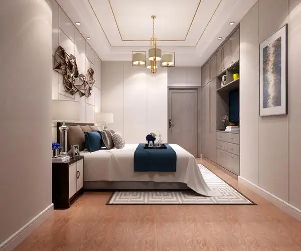 现代卧室吊顶效果图