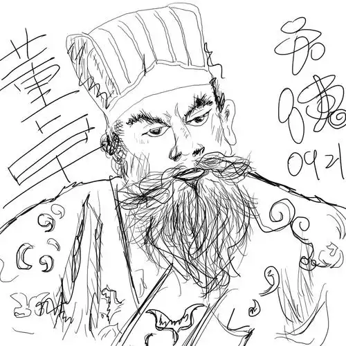 张辽 董卓 张角 (附近期游历心得)|插画|概念设定|是大师呀_原创作品