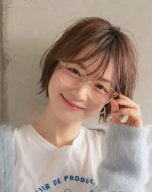 日系风格超短发