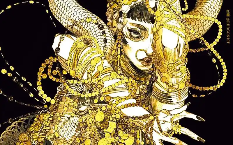 苍劲霸气线条笔触 酷美哥特画风 vol.424 红龍 @redgonist