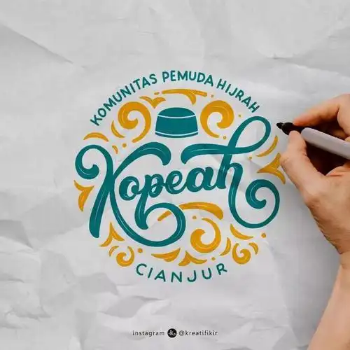 来自设计师 kreatifikir 676767的手写英文花体字灵感