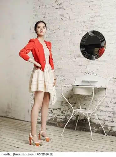 韩佳人服装代言气质非凡 - 郁科委 - 明月照花庭鲜花独自放!