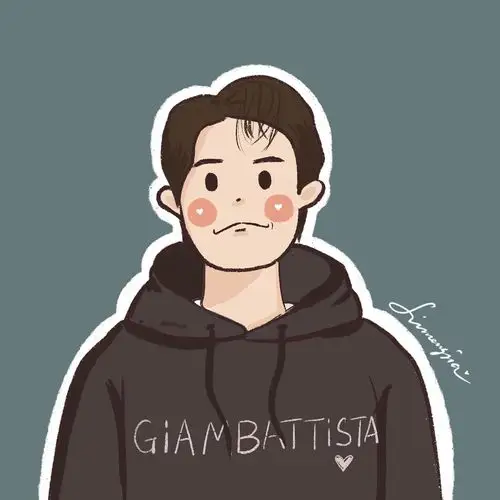 手绘人物头像插画