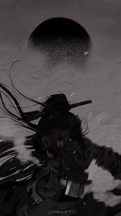 玄幻的古风插画,这画风爱了