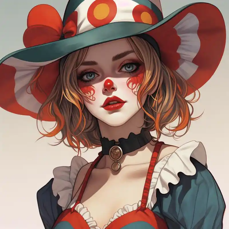 99这次给大家带来一组超级酷炫的小丑女头像,是不是觉得很有个性呢?