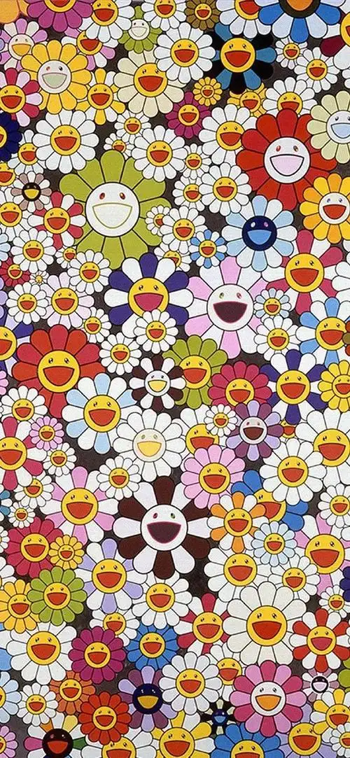 壁纸丨村上隆太阳花