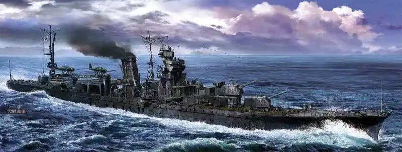 旧日本海军阿贺野级巡洋舰