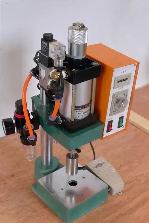 气动冲床小型 200kg 压力机 单柱 脚踩 冲孔 铆压 微型桌面冲床